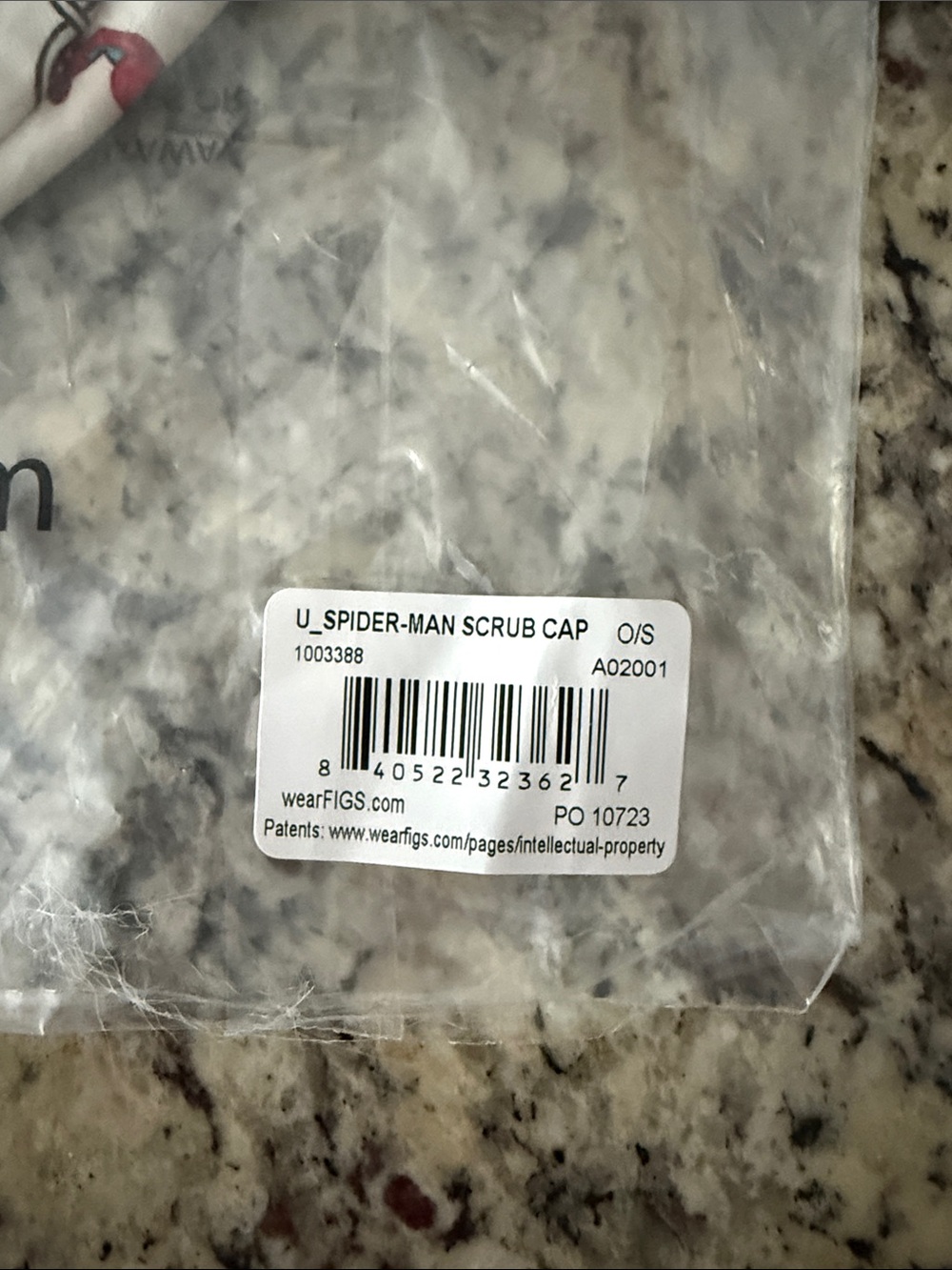 Figs Spider-man Scrub Cap - Picture 3 of 3